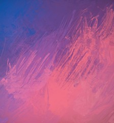 2d illustration. Canvas painting. Hand made.