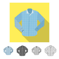 Vector design of man and clothing icon. Collection of man and wear vector icon for stock.