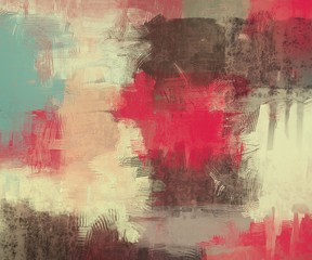 Abstract canvas. Handmade painting.