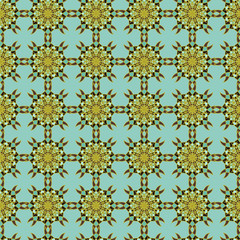 Abstract seamless ornate pattern