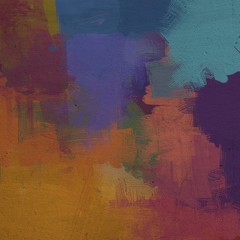 Abstract canvas. Handmade painting.