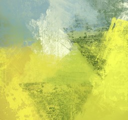 Abstract canvas. Handmade painting.