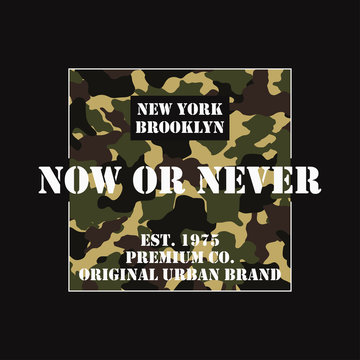 now or never t-shirt