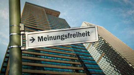 Schild 358 - Meinungsfreiheit