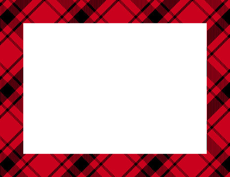 Plaid Tartan Frame to use as a background