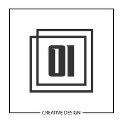 Initial OI Letter Logo Template Design