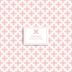 Pink and white geometric seamless pattern. Minimal. Ornament, Traditional, Ethnic, Arabic, Turkish, Indian motifs. Great for fabric and textile, wallpaper, packaging or any desired idea. 