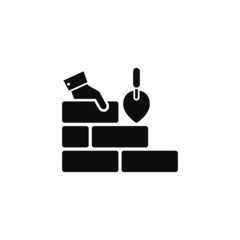 Bricks icon vector illustration eps10.