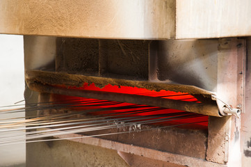 Wire production plant
