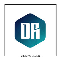 Initial OR Letter Logo Template Design