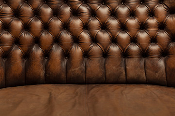 luxury brown leather sofa background texture