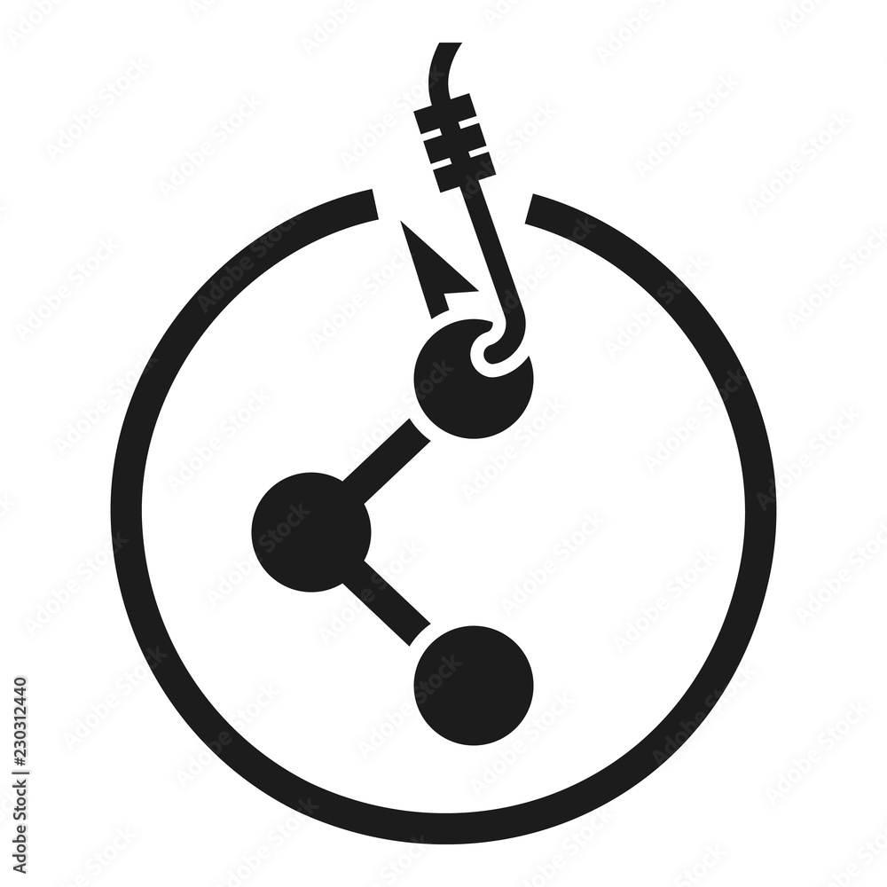 Poster data phishing icon. simple illustration of data phishing vector icon for web design isolated on whit