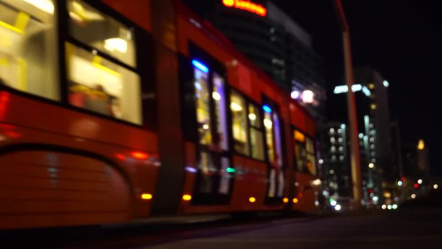 night city metropolis tram
