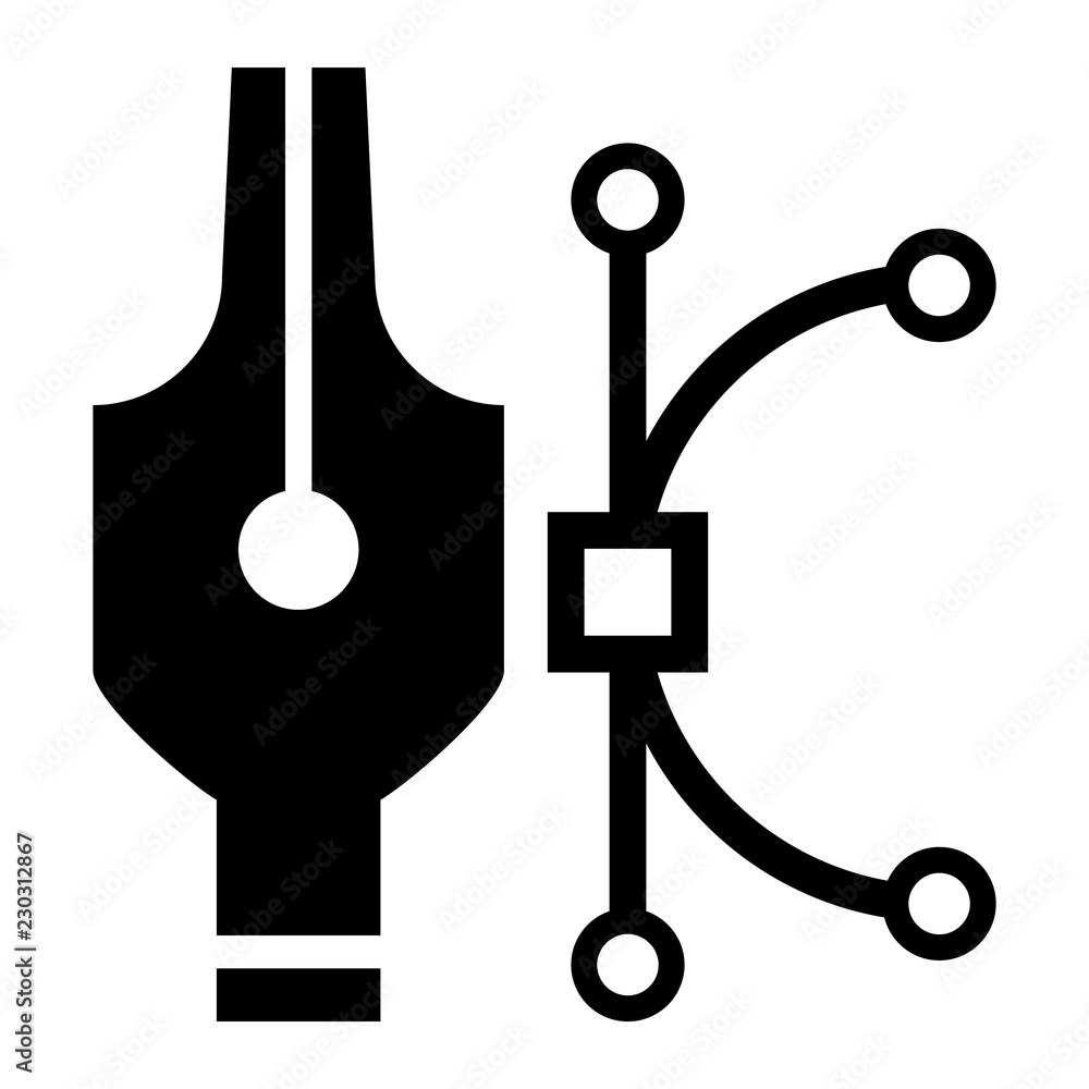 Poster vector paint icon. simple illustration of vector paint vector icon for web design isolated on white 