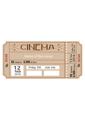 cinema ticket movie coupon admit film entertainment 