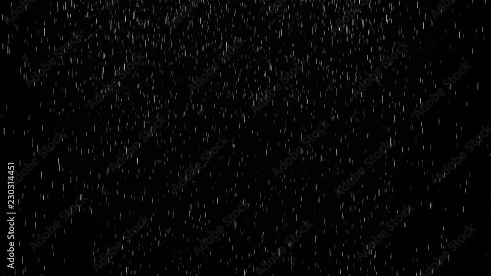 Poster light drizzle rain. looping. you can use any channel as alpha, or use soft light/overlay/add blendin