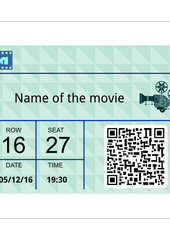 cinema ticket movie coupon admit film entertainment 