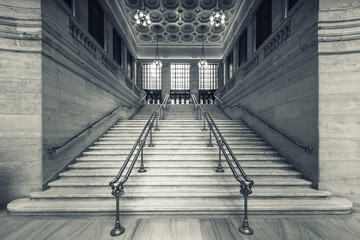 View of Union Station stairs