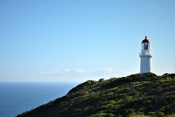 Fototapeta na wymiar Cape Schanck lighthouse. Mornington Peninsula. VictoriaAustralia 