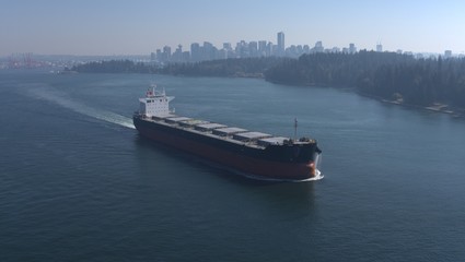 Cargo boat in Vancouver