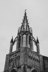 Fototapeta na wymiar the church tower 