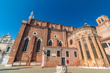 Fototapeta na wymiar Basilica Santi Giovanni-e-Paolo in Venice