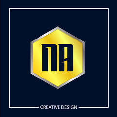 Initial NA Letter Logo Template Design
