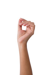 Naklejka premium Female hand beauty