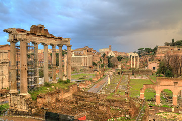 Foro di Cesare, The Forum Area