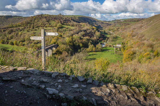 The Monsal Trail Is A Cycling, Horse Riding And Walking Trail In The Derbyshire Peak District.