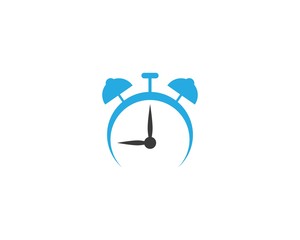 Clock logo illustration
