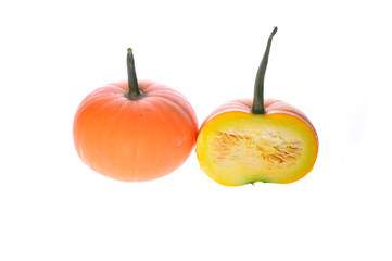 Pumpkin isolated on a white background
