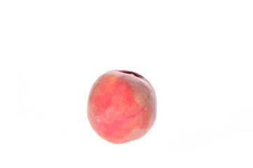 Peach isolated on a white background