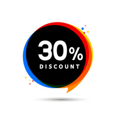 Discount price sale bubble banners. Price tags label. Special offer flat promotion sign design