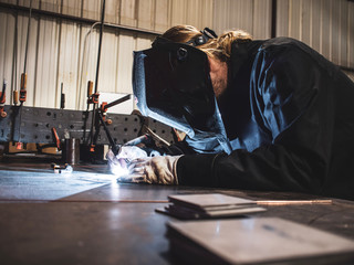 Obraz premium Welder