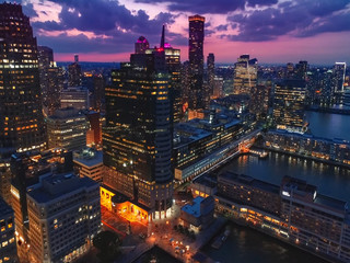 Fototapeta premium new york city at night