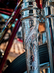 Motorcycle Closeup