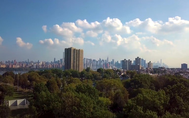 Fototapeta premium panoramic view of the city view, new york