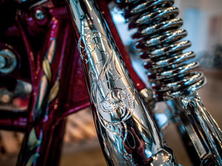 Motorcycle Closeup