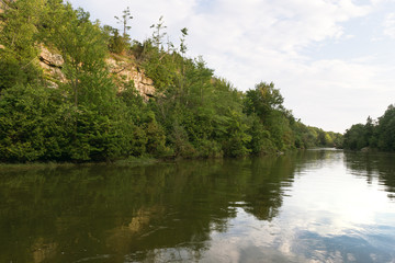 Fototapeta na wymiar Placid canal in rural Ontario