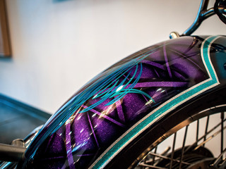 Motorcycle Closeup