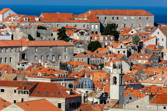 Dubrovnik, Croatia, known as the Pearl of the Adriatic, one of the most prominent tourist destinations in the Mediterranean, a UNESCO World Heritage site.