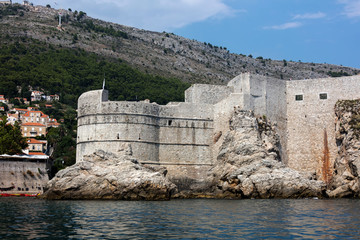 Fortress Bokar in Dubrovnik, Croatia, started in 1461, completed to its preset state in 1570, considered to be an example of harmonious and functional fortification architecture.