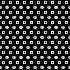 Seamless pattern with silver sequins