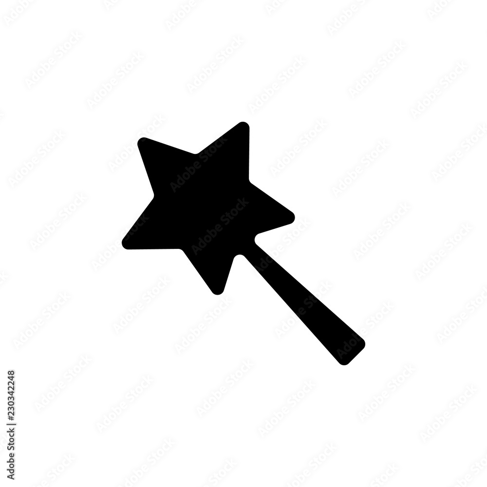 Poster magic wand icon. one of simple collection icons for websites, web design, mobile app