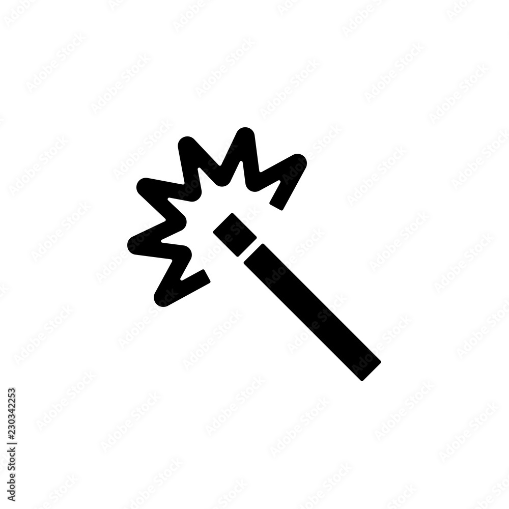 Poster magic wand icon. one of simple collection icons for websites, web design, mobile app