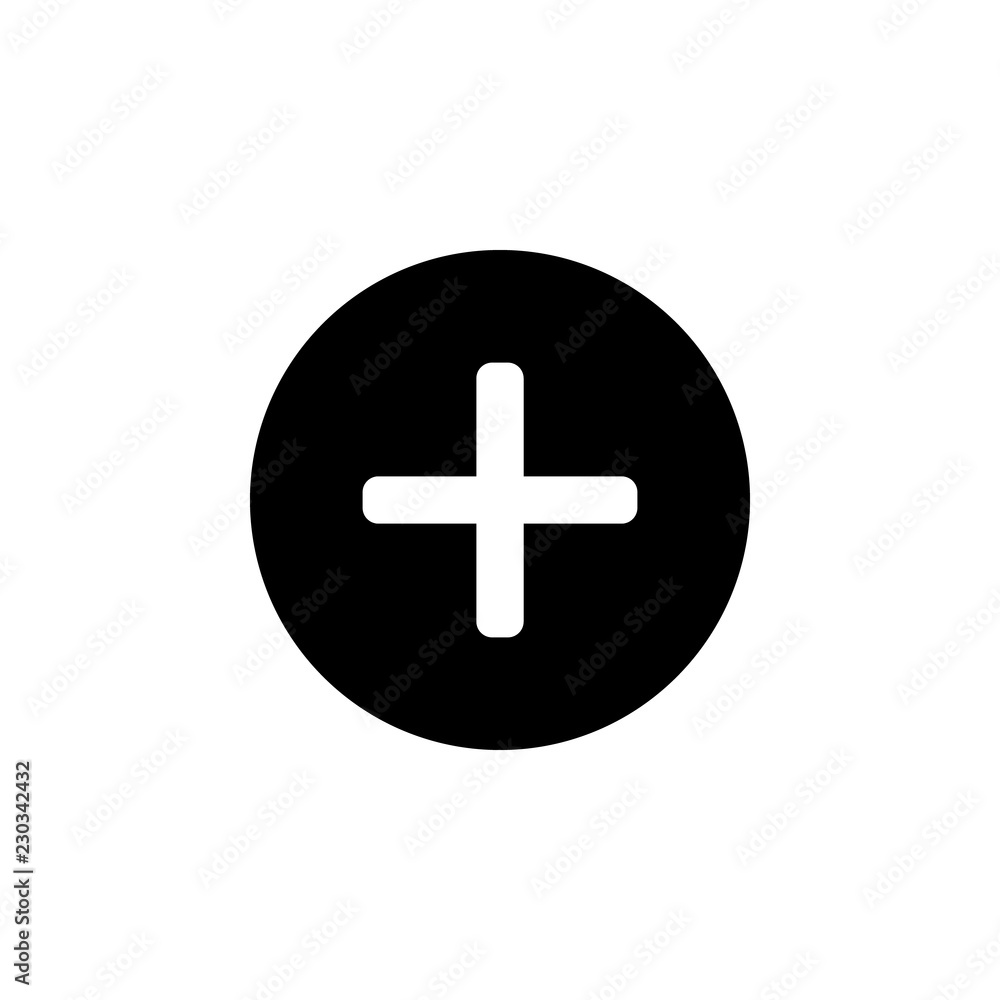 Poster add icon. one of simple collection icons for websites, web design, mobile app