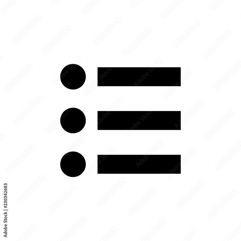 Poster office list icon. one of simple collection icons for websites, web design, mobile app