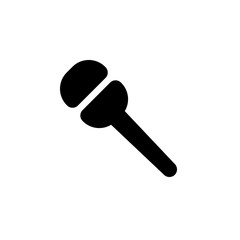 microphone icon. One of simple collection icons for websites, web design, mobile app