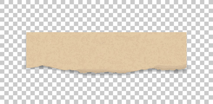 Ripped paper texture. Torn paper edges background. Brown paper for banner tag background. Vector.